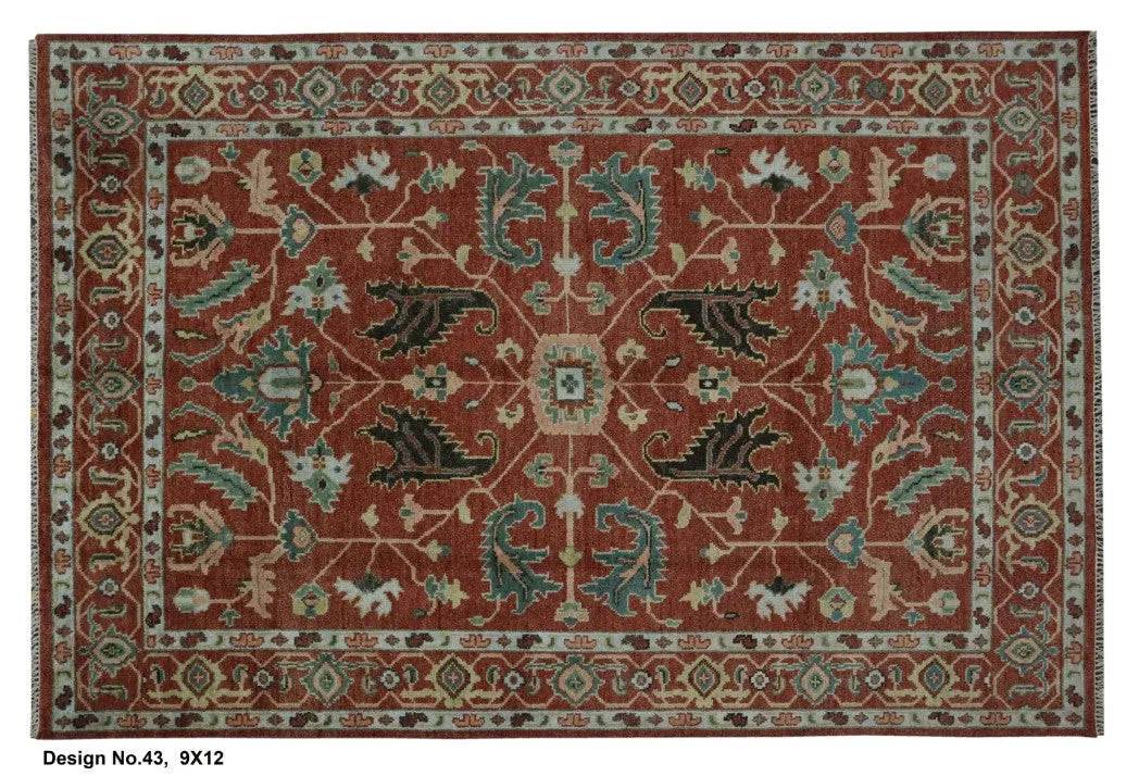 Hand knotted Indian Modern Rug 9'0" x 12'0" ABC Rugs Kilims